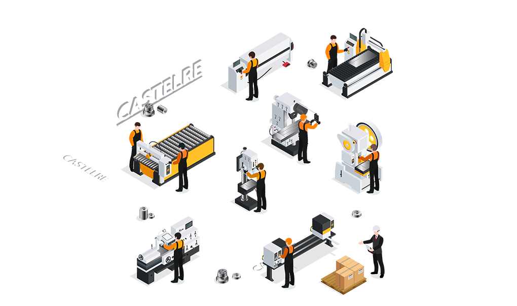 CNC metaalbewerking Castelre