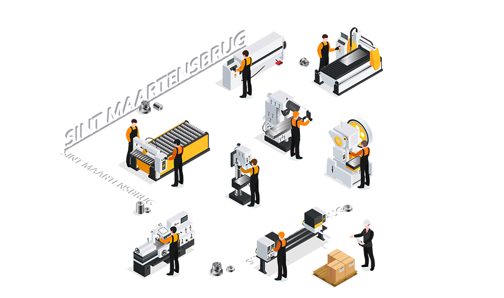 CNC metaalbewerking Sint Maartensbrug