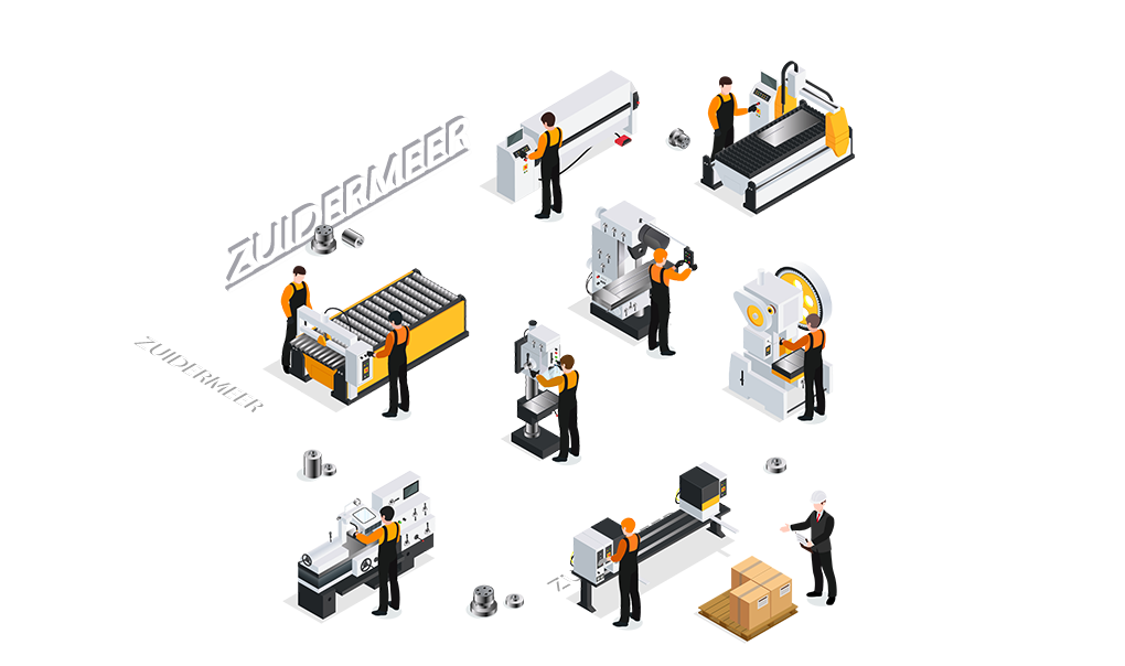 CNC metaalbewerking Zuidermeer